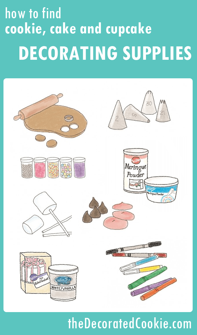 cookie decorating supplies, where to find the best supplies